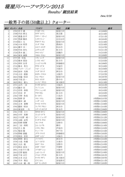 （50歳以上） クォーター