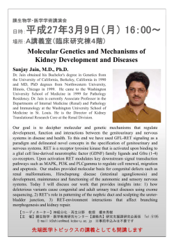 Molecular Genetics and Mechanisms of Kidney Development and