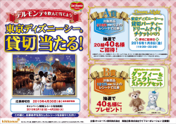 東京ディズニーシー貸切キャンペーン