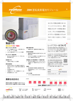 ZBM 亜鉛臭素電池モジュール