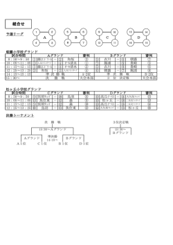 明美杯組み合わせ