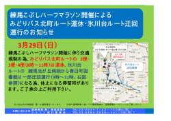 北町ルートおよび氷川台ルート 運行の概要（PDF：102KB）