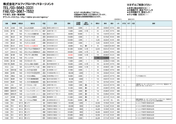 TEL/03-5642-3331 FAX/03-3667-7552