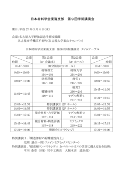 講演プログラム（PDF）