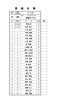 登 録 名 簿 C 28