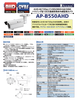 AP-B550AHD AHD-M(720p)/CVBS(960H)