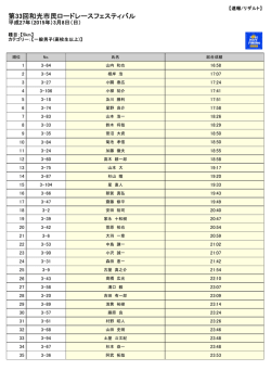 第3部一般男子（5キロメートル）