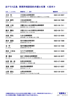 弁護士名簿（PDF）