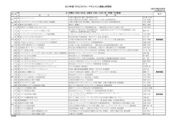 2015年度「ホスピタリティ・マネジメント講座」時間割