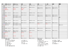 2015年4月の予定表;pdf