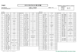 [3地区] 2015 LPGAプロテスト 第1次予選 2nd Round;pdf