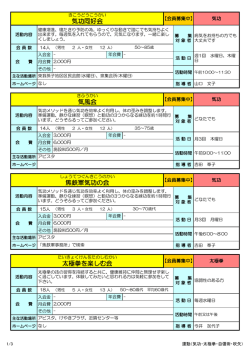 気功/太極拳/自彊術/吹矢