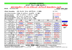2015 カルガリー デーリィ クラシック スプリング ホルスタイン ショウ