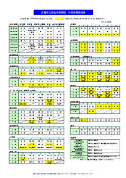 外来診療担当一覧表 PDF