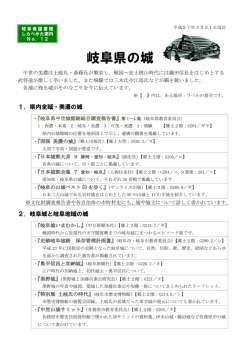 岐阜県の城 - 岐阜県図書館