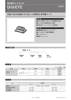 赤外線アレイセンサ Grid-EYE