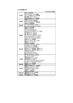 2015年4月1日現在 桂ゴルフ倶楽部 チサンカントリークラブ銭函 グレート