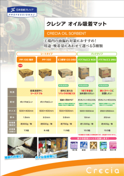 クレシア オイル吸着マット