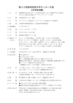 第32回高田招待少年サッカー大会