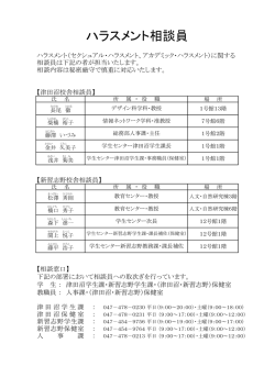 ハラスメント相談員(pdfファイル)