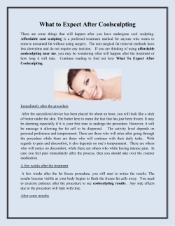 What to Expect After Coolsculpting
