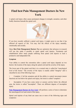 Find best Pain Management Doctors In New York