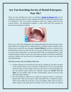 Are You Searching Service of Dental Emergency Near Me