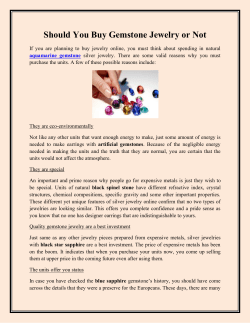 Should You Buy Gemstone Jewelry or Not