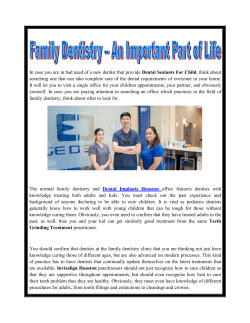 Family Dentistry