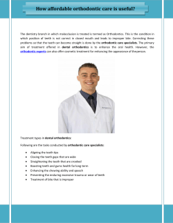 How affordable orthodontic care is useful