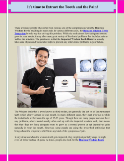 It&rsquo;s time to Extract the Tooth and the Pain!