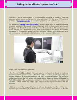 Is the process of Laser Liposuction Safe