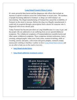 Long Island Fenantyl Detox Centers