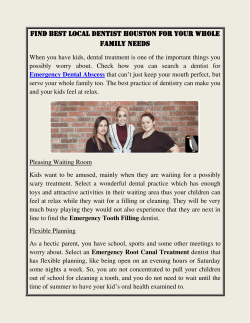 Find Best Local Dentist Houston For Your Whole Family Needs