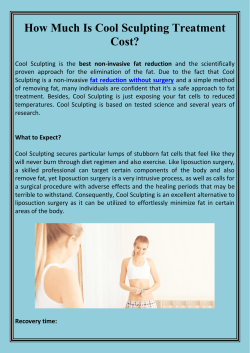 How Much Is Cool Sculpting Treatment Cost