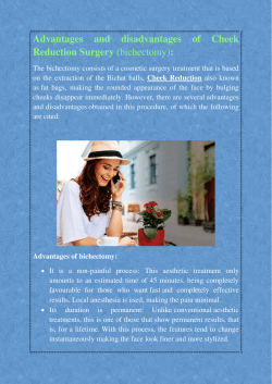 Advantages and disadvantages of Cheek Reduction Surgery