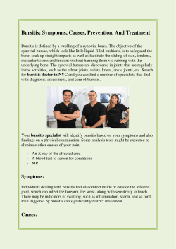 Bursitis Symptoms, Causes, Prevention, And Treatment