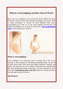 What Is Cool Sculpting And How Does It Work