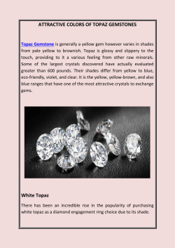Attractive Colors Of Topaz Gemstones