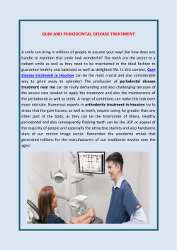 Gum And Periodontal Disease Treatment