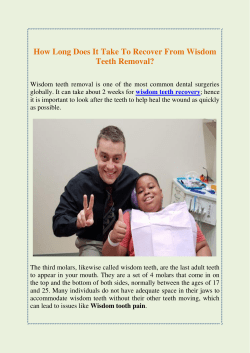 How Long Does It Take To Recover From Wisdom Teeth Removal