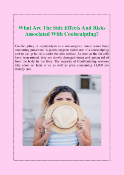 What Are The Side Effects And Risks Associated With Coolsculpting