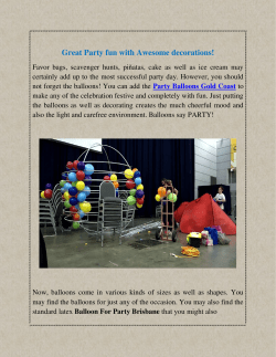 Great Party fun with Awesome decorations