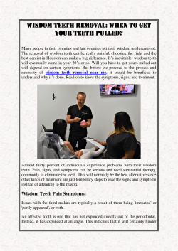 Wisdom Teeth Removal When To Get Your Teeth Pulled