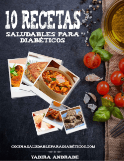 COCINA SALUDABLE PARA DIABETICOS PDF GRATIS